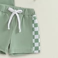 thumbnail image 6 of Summer Toddler Girl Clothes 2t 3t 4t 5t Embroidered Baby Girl Outfit 2 Piece Doll Neck Striped Shirt Shorts Set Kaprioy Fourth of July Baby Girl Outfit, 6 of 6