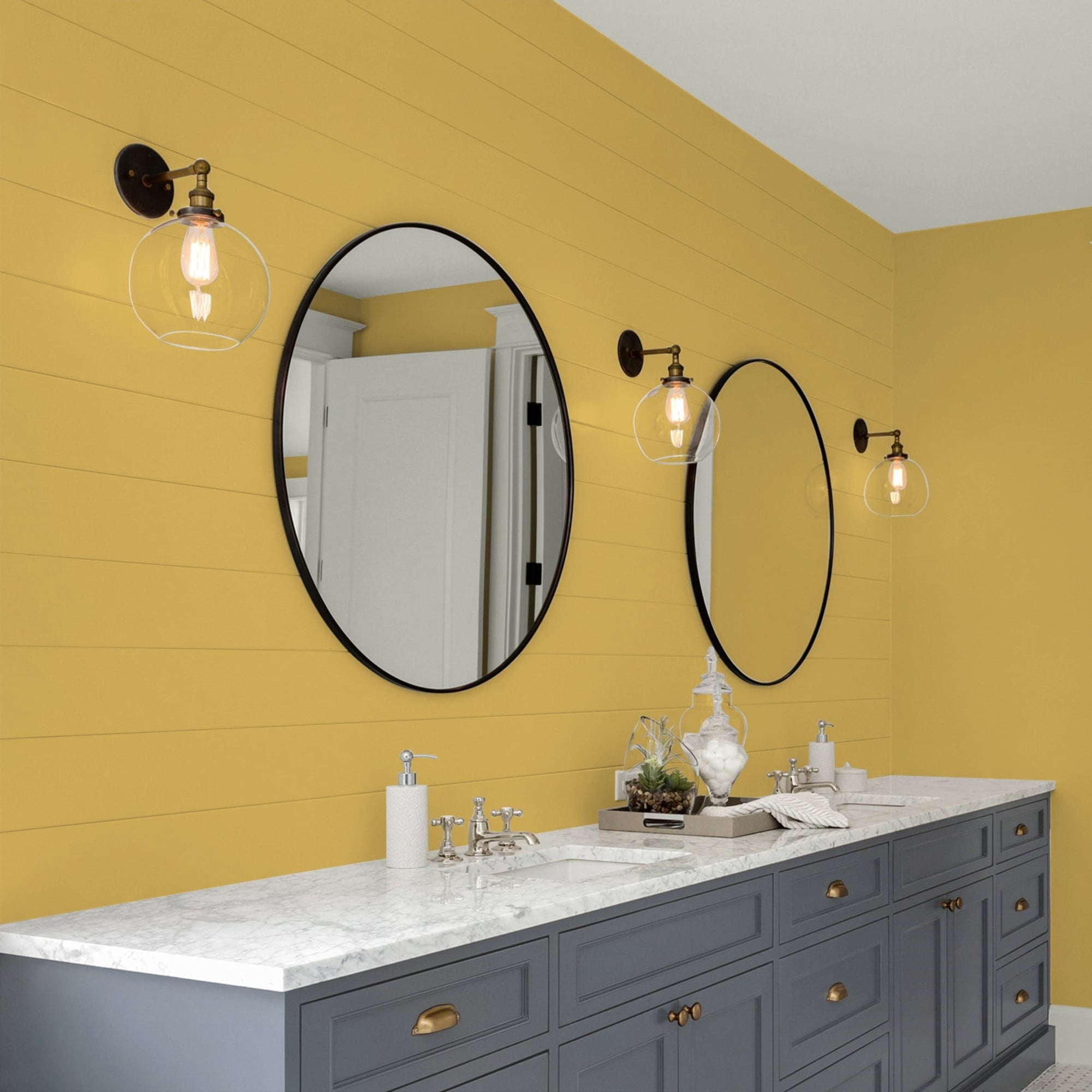 Glidden High Endurance Plus Glorious Gold Eggshell Interior Paint and Primer, 1 Quart