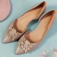 thumbnail image 3 of 2PCS Shoe Clips for Women Dress Shoes Elegant Rhinestone Shoe Accessories, Crystal Shoe Decoration Detachable Shoe Buckles Wedding Party,Style 4, 3 of 6