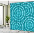 thumbnail image 4 of Ambesonne Teal Shower Curtain, Abstract Australian Dots, 69"Wx70"L, Teal, 4 of 4