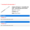 thumbnail image 2 of Liftgate Lift Support - Compatible with 2002 - 2005 Mercedes-Benz ML500 2003 2004, 2 of 2