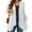 B1-White, variant on SHOWMALL Plus Size Lightweight Long Sleeve Cardigan for Women, Coffee 3X Open Front Sweater with Pockets, Casual Layering for Spring Fall