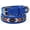 Royal Blue, variant on Medium 17''- 21'' Soft Genuine Leather Beaded Padded Dog Puppy Collar 60RT11LG
