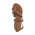 thumbnail image 3 of Duopack Sandalias Mujer Casual café, oro Multitira trenzada Castalia Casual, 3 of 4