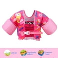 thumbnail image 3 of Gogokids Kids Swim Vest Armbands Life Jacket Buoyancy Training Swimsuit with Arm Wings and Adjustable Security Buckle for Boys Girls Swimming Beach Water Sport, 2-6 Years Old, 30-50lbs, 3 of 8