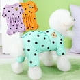 thumbnail image 3 of Dog Pajamas, Summer Dog Jumpsuit, Soft Breathable Dog Pajamas with Polka Dots, 3 of 8