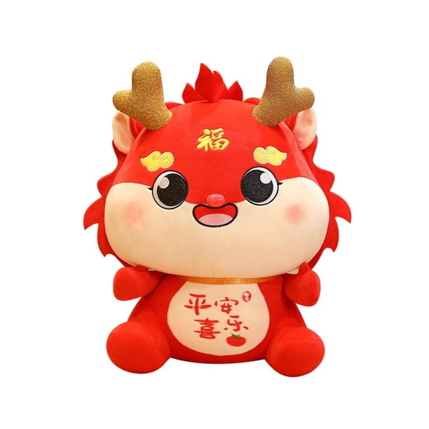 Juguete de dragón, animal de peluche de dragón, novedad, ligero y cómodo, muñeco de dragón para Rojo 58cm