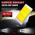 thumbnail image 2 of Combinación de faros antiniebla LED gigididi para BMW 328i 2007-2016 H7 H7 H11, 2 of 9