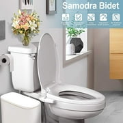 SAMODRA Bidet Attachment, Non-Electric Toilet Bidet Seat with Adjustable Water Pressure