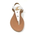 thumbnail image 3 of Victoria K Women's Rhinestone Elastic Straps Sandals, 3 of 6