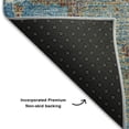 thumbnail image 5 of Addison Rugs Mayfield Premium Machine Washable Transitional Abstract Navy Rectangle Rug, 9' x 12', 5 of 6