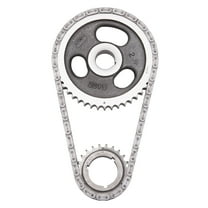 Edelbrock 7803 Performer-Link Timing Chain Set; Incl. Cam/Crank Sprocket/Chain;