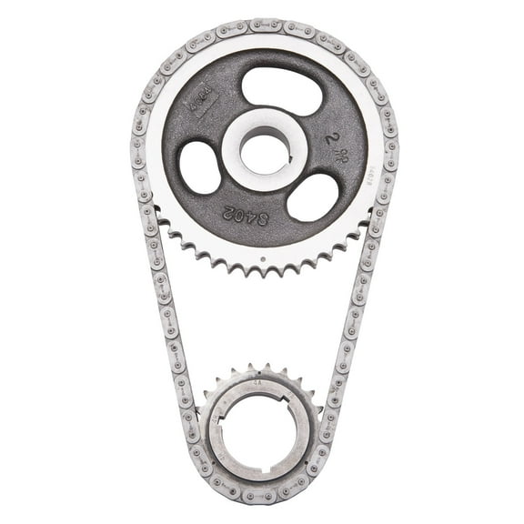 Edelbrock 7803 Performer-Link Timing Chain Set; Incl. Cam/Crank Sprocket/Chain;