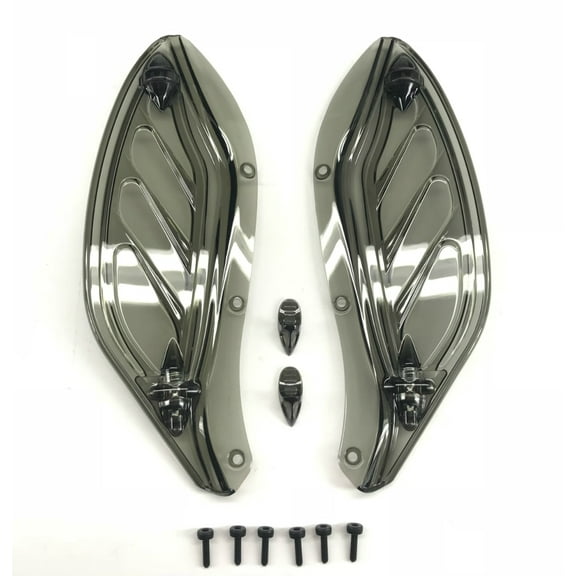 Kuryakyn Dragon Wing Air Deflectors Smoke (1108)