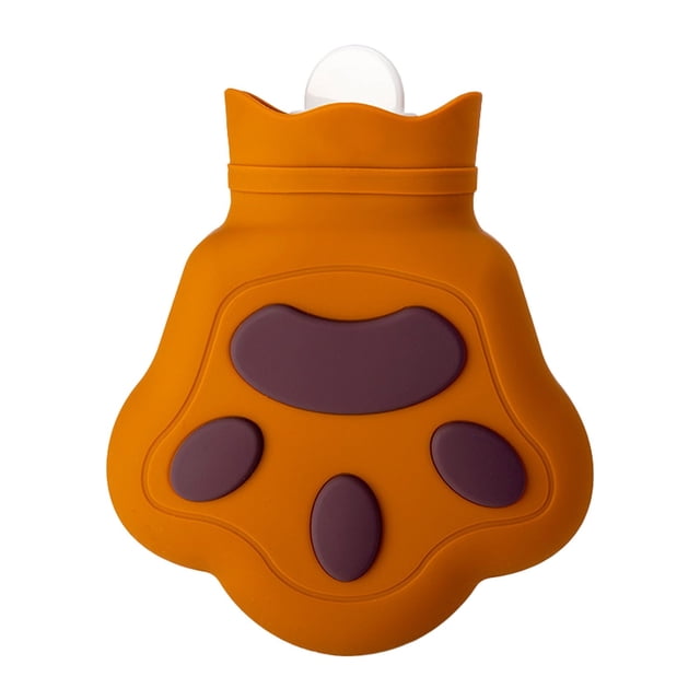 Bolsa de agua caliente de silicona con inyección de agua, espesa, para planchar, bolsa térmica para frío y calor, bolsa de agua caliente para invierno