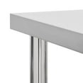 thumbnail image 3 of vidaXL Kitchen Work Table with Wheels 80x45x85 cm Stainless Steel, 3 of 5