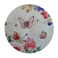 thumbnail image 4 of WYYP  Butterfly Birthday Tablecloth Watercolor Purple Butterfly Table Covers Butterflies Party Table Cover  Tablecloth for Spring Themed Party Table Decor,  46-50, 4 of 8