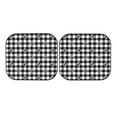 thumbnail image 7 of Goofa Anchor Black Tartan Plaid Pattern 2 Piece Car Windshield Sun Shade Foldable | Front Windshield Shade for Sun, Heat and UV Rays | Sunshade for Car Front Window-, 7 of 7