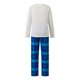 thumbnail image 4 of Pijamas navideños familiares a juego, camiseta con estampado de árbol y letras y pantalones a cuadros. Ropa de dormir para estar en casa., 4 of 10