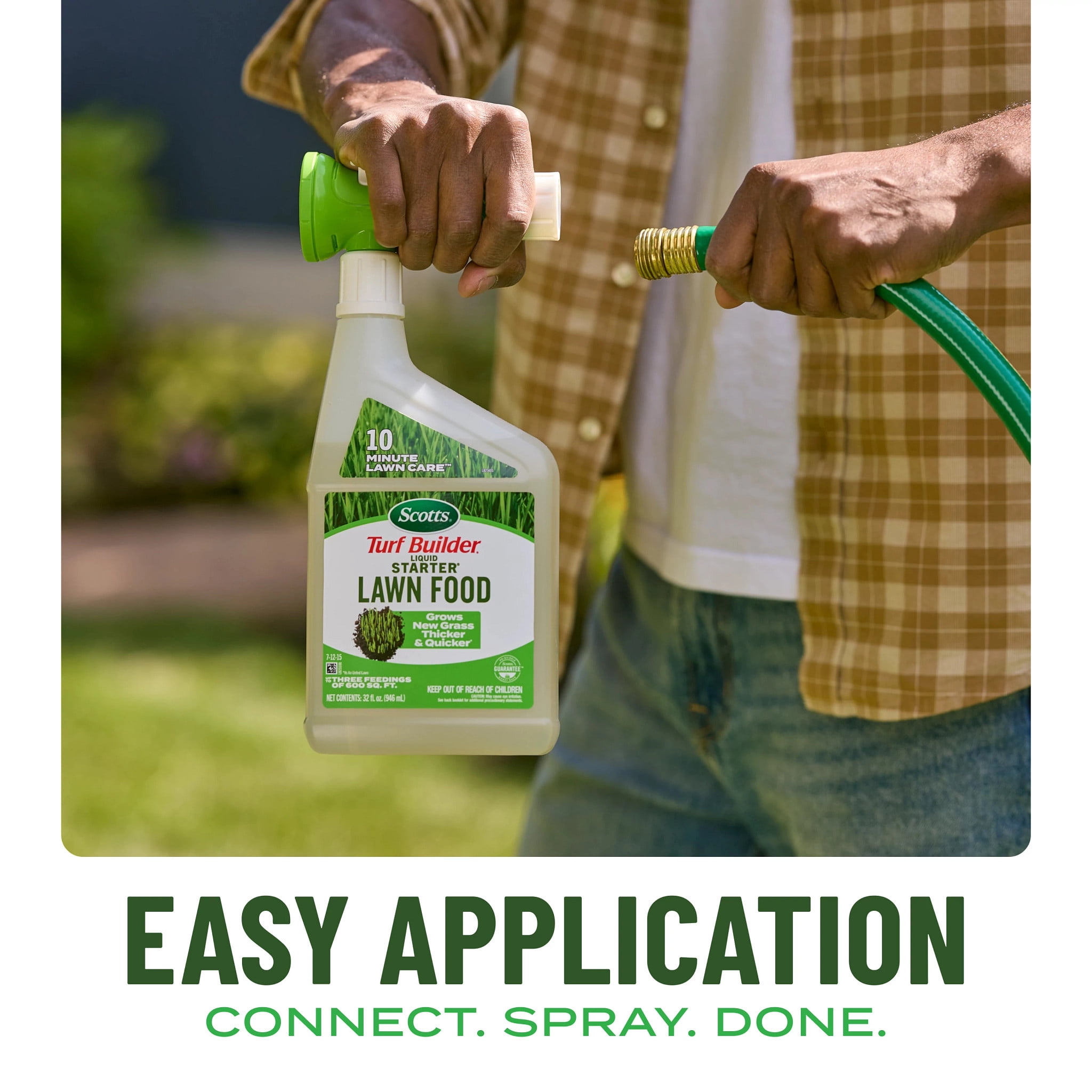 Scotts Turf Builder Liquid Starter Lawn Food, Fertilizer for New Grass, 32 fl. oz.