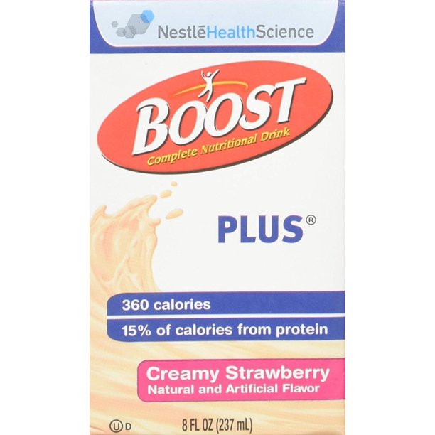 Boost Plus Creamy Strawberry 27 ct., The actual product may be