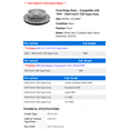 thumbnail image 2 of Front Brake Rotor - Compatible with 1999 - 2004 Ford F-250 Super Duty 2000 2001 2002 2003, 2 of 2