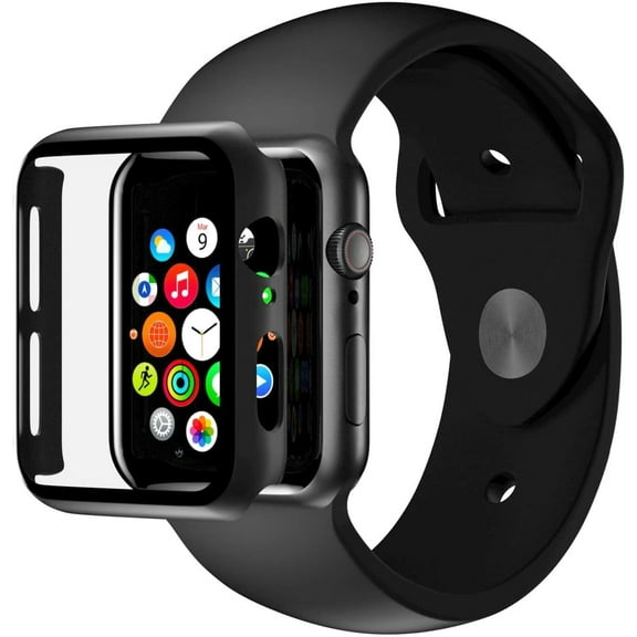 Apple Watch Bumper Case 44mm (Black) – Durable Shockproof Cover for Series 5, Series 6, and SE | US Brand 🇺🇸