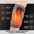 thumbnail image 3 of Masajeador de rodilla inalámbrico con calor y vibración, 3 en 1, 5000 mAh, 3 of 7