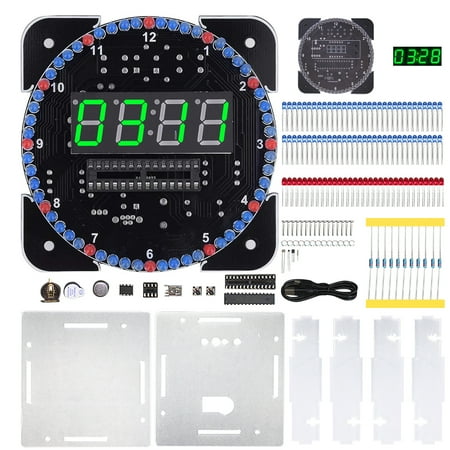 Smart Digital Clock Electronics Timekeeping & Alarm for Office Decor & Education