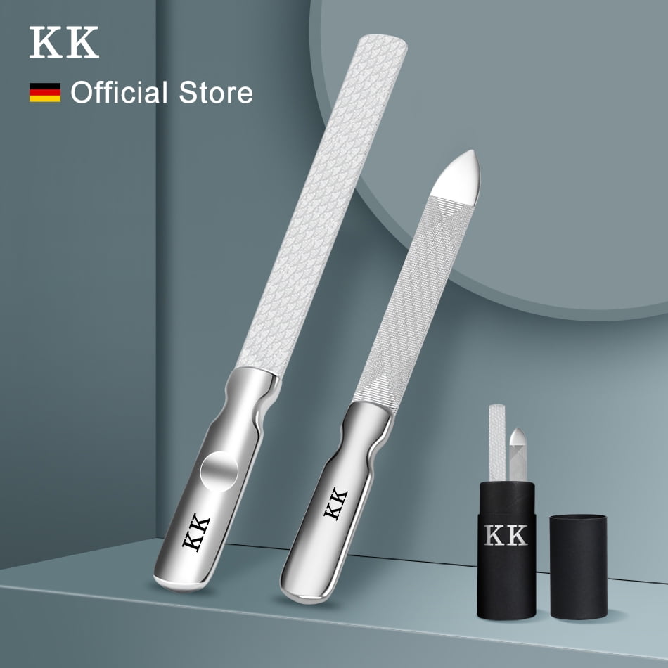 Double Sided Nail Files Stainless Steel Manicure Tools Professional