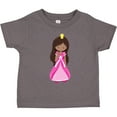 thumbnail image 3 of Inktastic African American Princess In Pink Dress Girls Toddler T-Shirt, 3 of 5