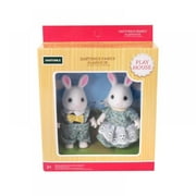 JANDEL Calico Critters Deluxe Kozy Bedroom Mini Bunny Fashion Animal House Play Accessories (Only Bunny)