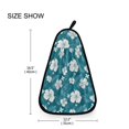 thumbnail image 6 of Hawaiian Flowers Pattern Hand Towel Quick Drying Home Storage Kitchen Towel Hooks Dish Cloths, 6 of 6