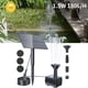 thumbnail image 1 of Bomba de fuente solar para bañeras de pájaros - Juego de 4 boquillas con motor sin escobillas para estanques de jardín, piscinas pequeñas y decoración exterior, 1 of 9