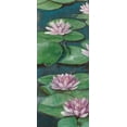 thumbnail image 2 of McCavitt, Naomi 8x14 White Modern Wood Framed Museum Art Print Titled - Tranquil Lilies I, 2 of 4