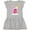 AC-Heather Grey, variant on Inktastic 2nd Birthday 2 Year Old Girls Rainbow Star Girls Toddler Dress