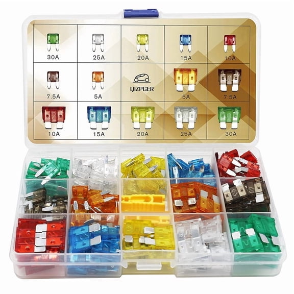 140 Pcs Fuses Automotive Kit - Blade Auto Fuse Assortment Standard and Mini Car Fuse for Marine, RV, , Boat