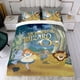 thumbnail image 4 of El Maravilloso Mago de Oz Conjunto de sábanas temático, trío de piezas, cómodo y amigable con la piel, diseño único, regalo de decoración para el hogar para familiares, amigos y fans,140cm *210cm, 4 of 6