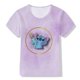 thumbnail image 1 of Camiseta de verano para niños con dibujos animados en 3d para niños, camiseta con estampado de punto de arcoíris para niños, camiseta para niñas, ropa para niños de dibujos animados 120 Gao Jinjia LED, 1 of 2