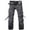 Gray, variant on BUIgtTklOP Men's Pants,Men's Solid Multi-Pocket Washed Overalls Outdoor Casual Pants Trousers