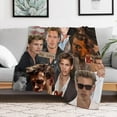 thumbnail image 6 of Handsome #6 Austin Butler Blanket Throw Blankets Ultra Soft Flannel Lightweight Throws for Couch, Bed, All Seasons Use 60""*80""（150 * 200cm）, Style, 6 of 6
