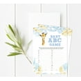thumbnail image 2 of Inkdotpot Baby Shower Game Set Of 50 BabyAlphabetABCGame Giraffe Jungle Animals Party Supplies, 2 of 6