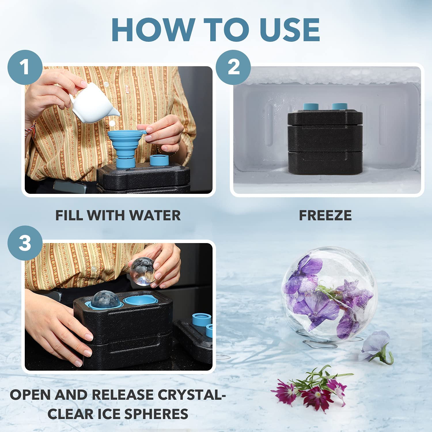 How to make clear ice ball - 5$ ice mold vs 1000$ ice press 