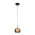 thumbnail image 1 of Access Lighting 52116-CH-MIR Glam One Light Pendant, Mirror Glass Shade - Chrome, 1 of 1