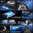 thumbnail image 2 of OUKITEL RT10 Rugged Tablet Android 15-11 inch 25000mAh 36GB +512GB 5G Industrial Waterproof Tablets with Stand, 2D QR Inventory Scanner 64MP+20 Night Vision Fingerprint/RJ45 Ports/NFC/Daul SIM 4G, 2 of 9