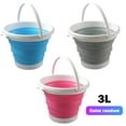 thumbnail image 3 of Cubos plegables con asa-cubo plegable para equipo de Camping pesca en el agua Hugtrwg Para estrenar, 3 of 7