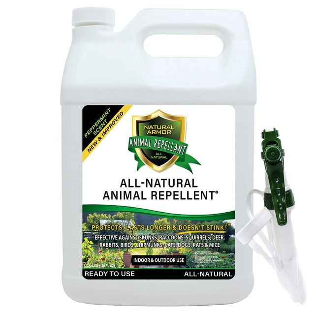 Spray repelente de animales y roedores Natural Armor, 3,8 L, menta
