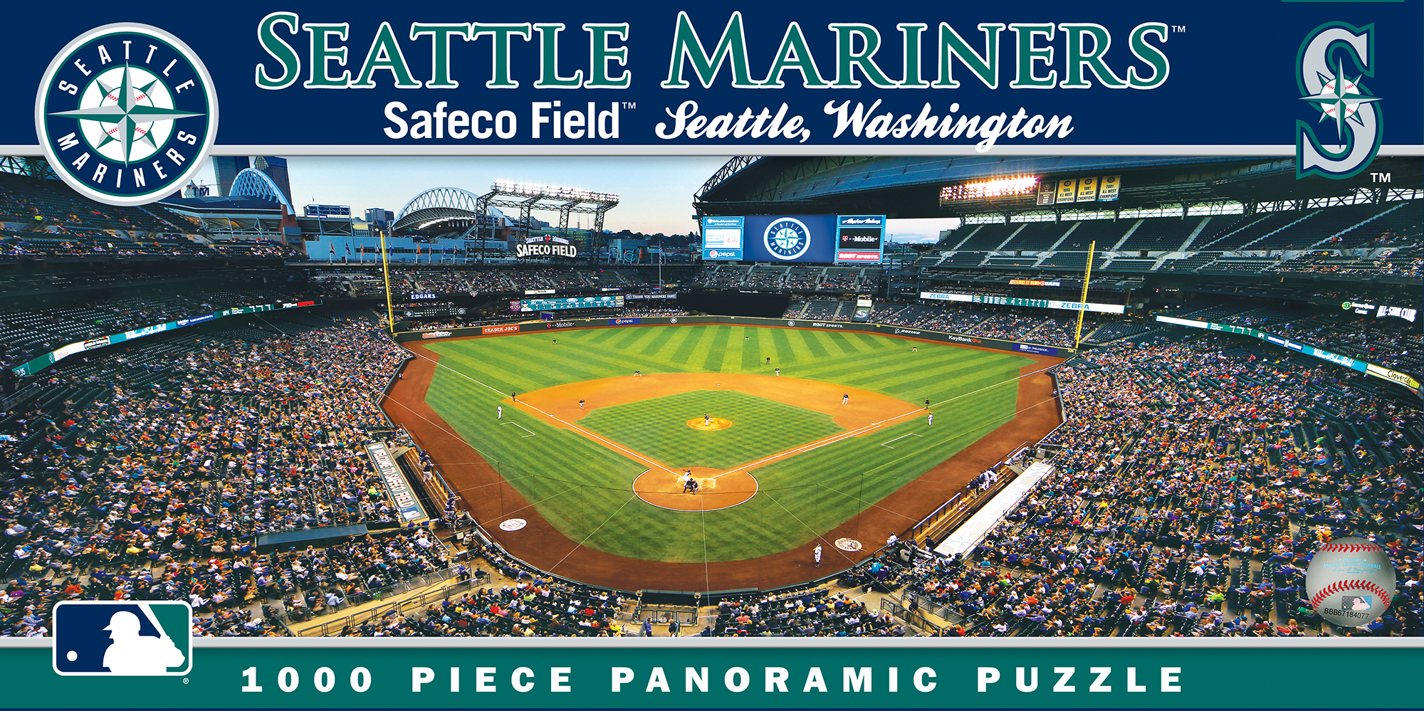 MasterPieces Sports Panoramic Puzzle - MLB Seattle Mariners Center View - image 2 of 5