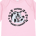 thumbnail image 4 of Inktastic Future Dairy Farmer with Cute Black and White Holstein Cows Boys or Girls Long Sleeve Baby Bodysuit, 4 of 5