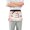 Cute Love Birds, variant on Server Apron with 3 Pockets Waterproof Waitress Waist Short Apron for Man Woman Cute White Fox with Pink Ribbon 12 Inches